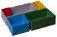 Plastová krabička 63 x 54 x 54 mm balenie 980 ks - 2