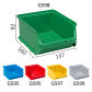 Stohovateľný plastový box 2B - 137 x 160 x 82 mm mm - balenie 20 ks