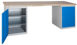 Dielenský stôl 200 x 70 x 84 cm, šírka kontajnerov 550 mm